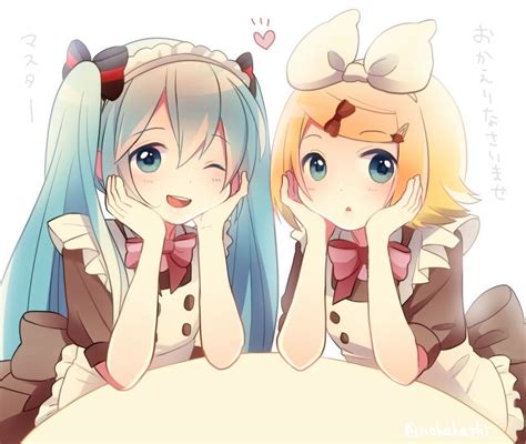 Hatsune Miku And Kagamine Rin Vocaloid Anime Miku Hatsune Vocaloid