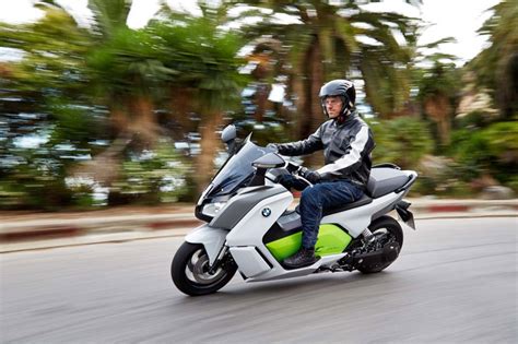 2014 Bmw C Evolution Electric Scooter In Action At Cpu Hunter All