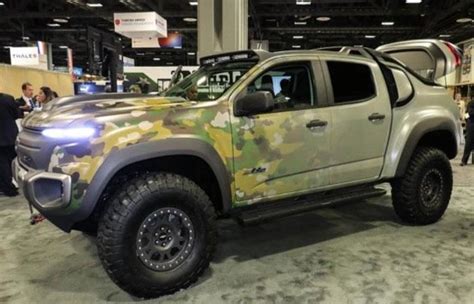Chevrolet Colorado Zh2 El Vehículo Militar Del Futuro