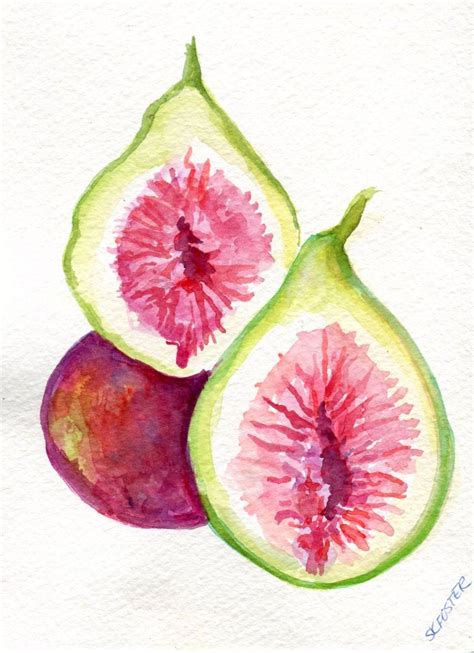Watercolor Fruit Painting