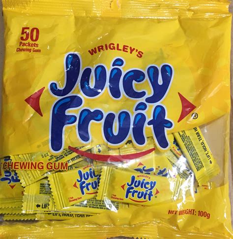 Juicy Fruit Original Chewing Gum 15 Piece Pack 20 Packs