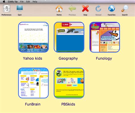 App4mac Intros Giddy Up Web Browser For Kids Mac Os X