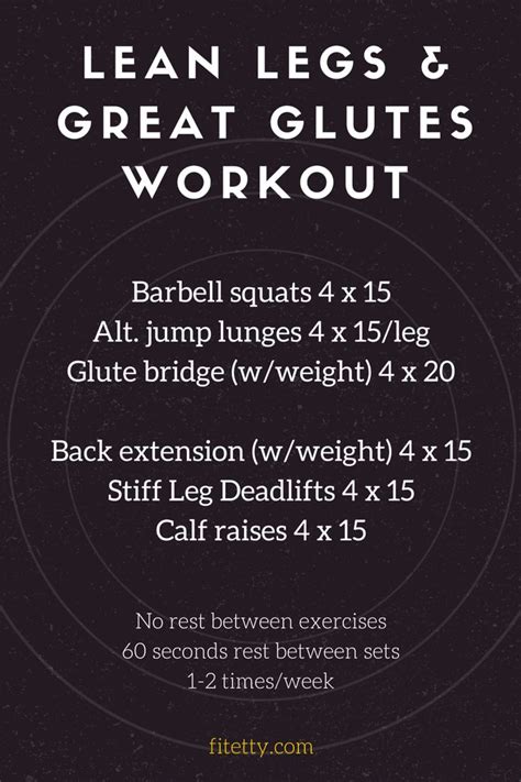 Shake Up Your Workout Routine With This Simple But Effective Lean Legs And Great Glutes Workout