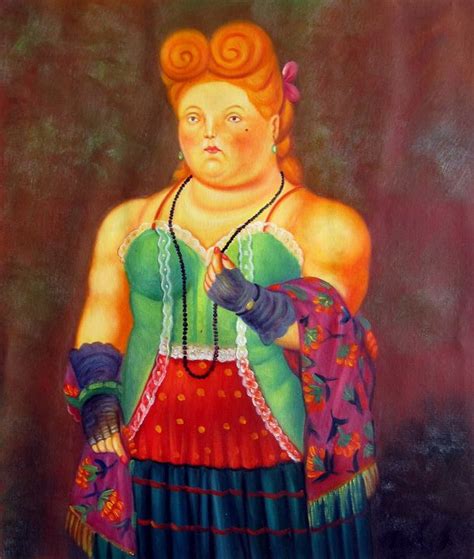 In Style Of Fernando Botero 176d Artseasy Paintings And Prints