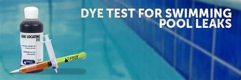Dye Test For Swimming Pool Leaks Diy Resources