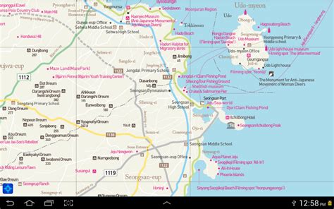 Jeju korea island on the google map. JeJu Tour Map - Android Apps on Google Play