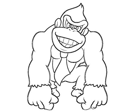 Donkey Kong Drawing At Getdrawings Free Download