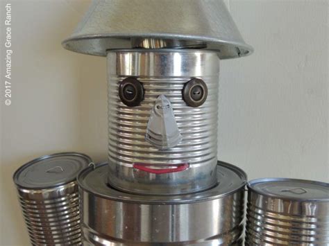 Tinmanb Recycled Tin Cans Wind Chimes Tin Can Art