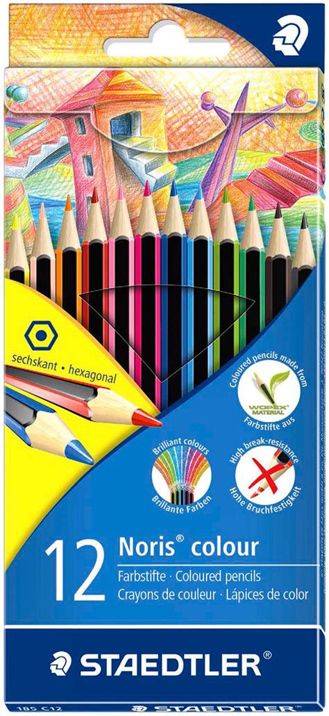 Staedtler Noris Colour Pencils Assorted Colours Pack Of 12 185