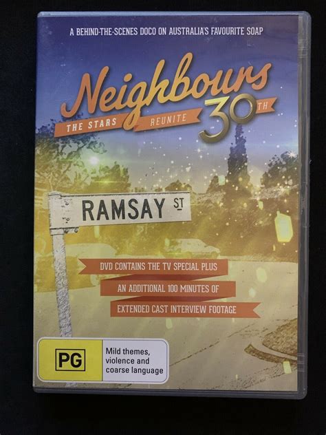 Neighbours The Stars Reunite 30th Special Documentary Dvd Region Retro Unit