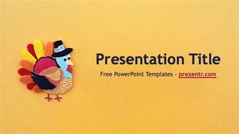 Thanksgiving Turkey Powerpoint Template Prezentr Ppt Templates