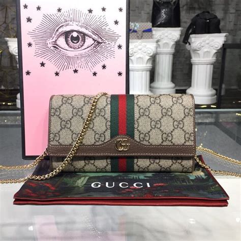 Gucci 546592 1 Ophidia Gg Chain Wallet Wallet Chain