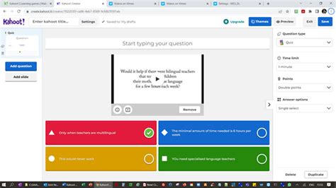 Kahoot And Vimeo Interactive With Video Media And Learning