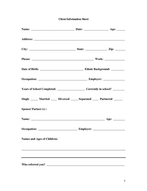 client information form template charlotte clergy coalition