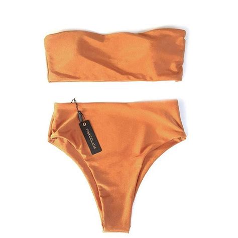 Baudouin Bikini Set In Burnt Orange 🍊 Orange Bikini