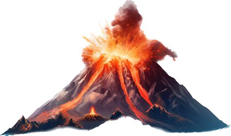 Volcano Png With Ai Generated 26772703 Png