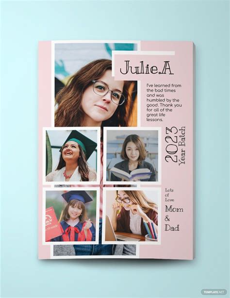 Creative Senior Yearbook Ad Template In Pages Psd Publisher Indesign