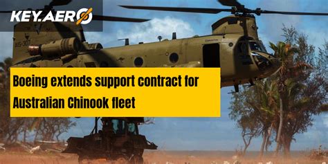 Boeing Extends Support Contract For Australian Chinook Fleet