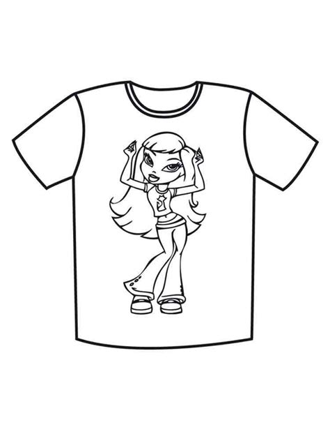 T Shirt Coloring Pages