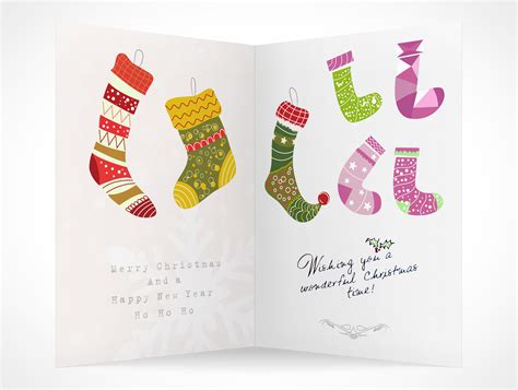 blank holiday christmas greeting card mockups psd mockups