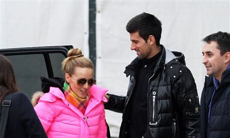 Novak Djokovic And Wife Jelena Ristic Wrap Up With Baby Son Stefan