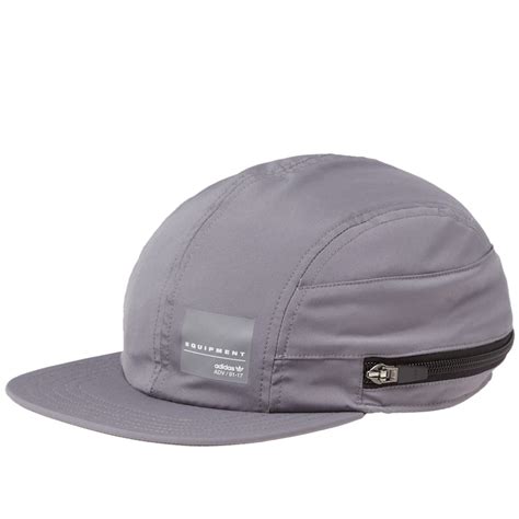 Adidas Eqt 4 Panel Cap Grey And White End Global