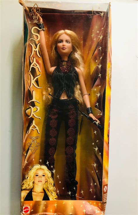 2002 shakira singer celebrity doll with microphone de etsy