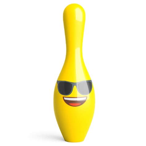 Emoji Yellow Faces Bowling Pin