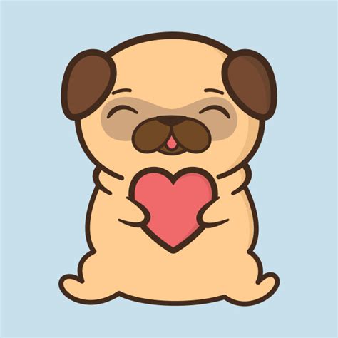 Cute And Kawaii Adorable Pug Dog T Shirt Teepublic