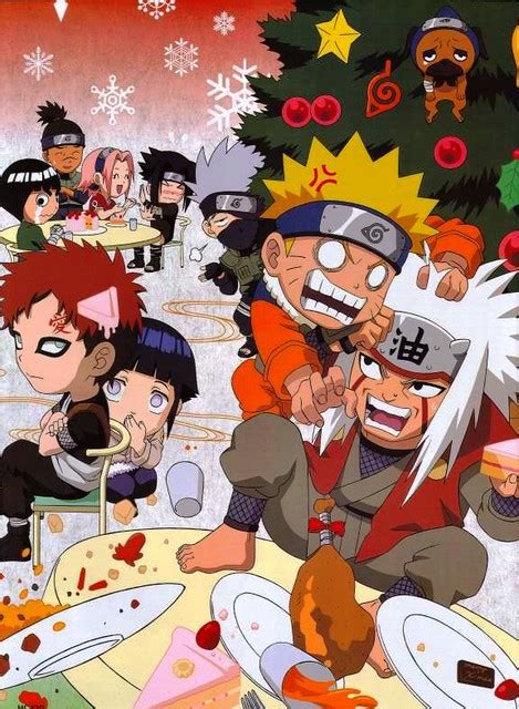 Naruto Christmas In Konoha Naruto Chibis Lol