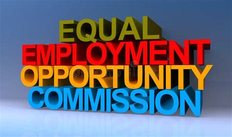 Equal Employment Opportunity Commission Eeoc Vector Icon Stock