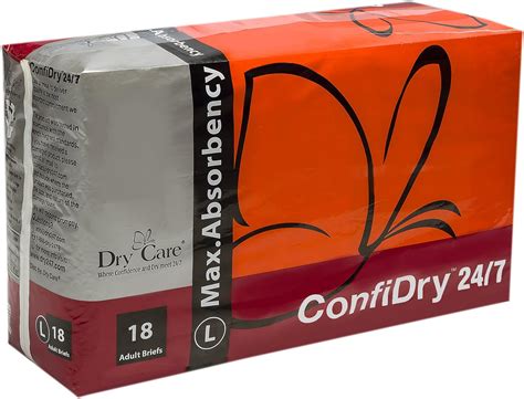 Amazon Com Dry Care Confidry Max Absorbency Adult Brief Diapers