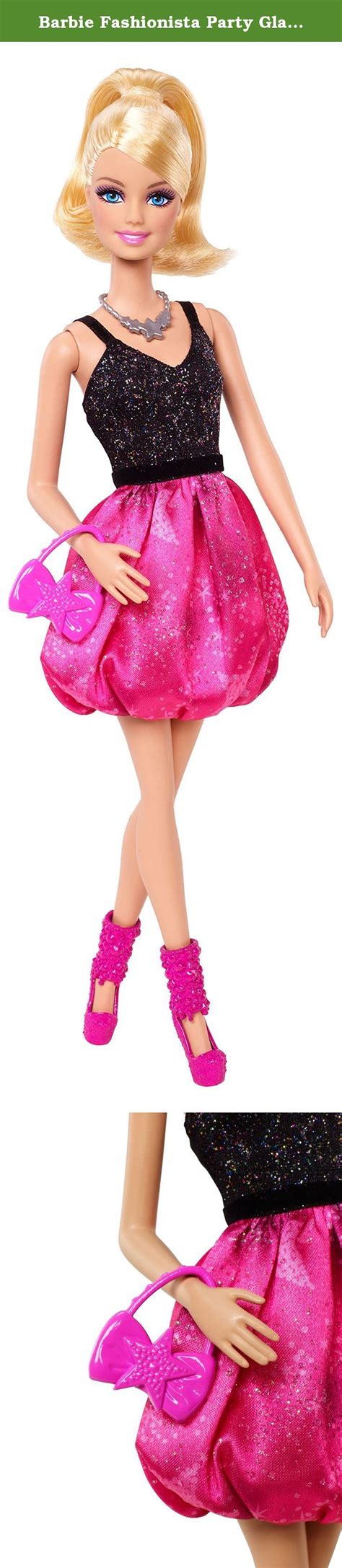 Barbie Fashionista Party Glam Barbie Doll Pink And Black Dress Barbie