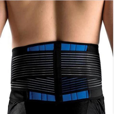 New Waist Support Brace Lower Back Brace Belt Lumbar Adjustable Back