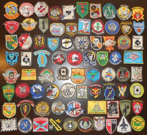 Rare Set Of Vietnam War Us Military Patch Patches