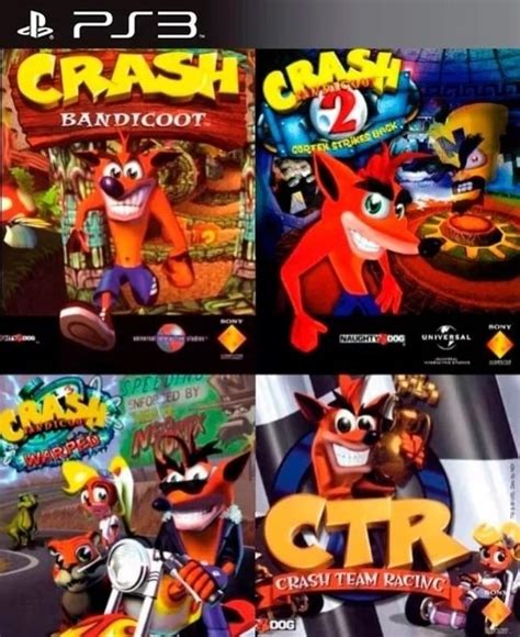 Ps3 Crash Bandicoot Collection 4 Juegos