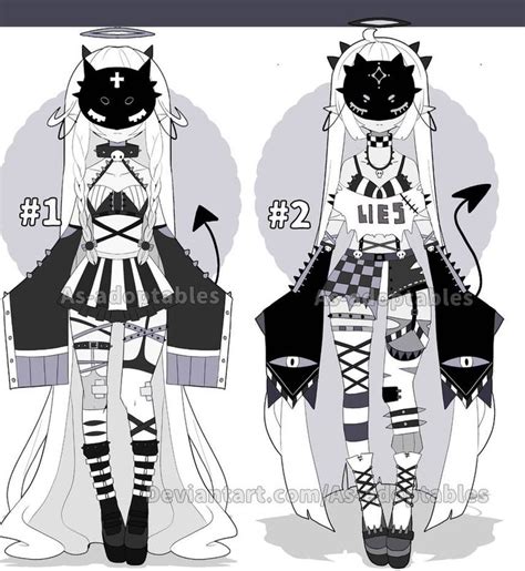 Goth Demon Adoptables Closed By As Adoptables On