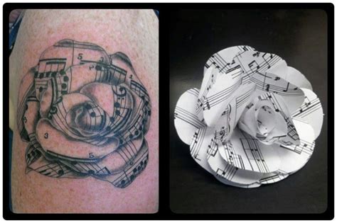 See more ideas about note tattoo, music note tattoo, music tattoos. Sheet music rose tattoo by welcometoreality on deviantART ...