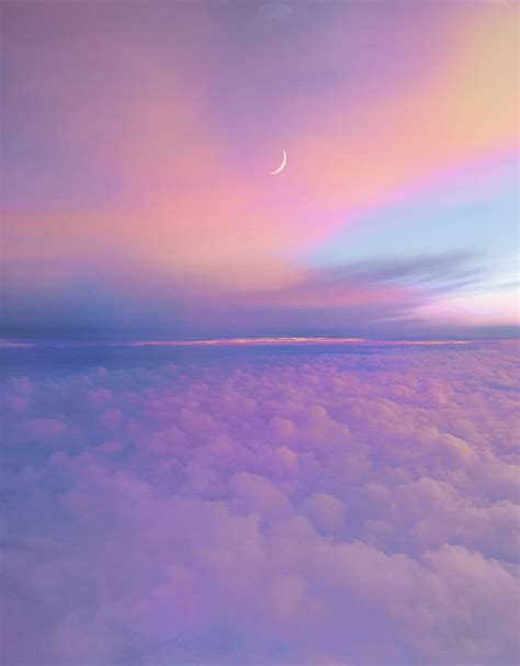Pastel Cute Clouds Kawaii Sky Hd Phone Wallpaper Pxfuel