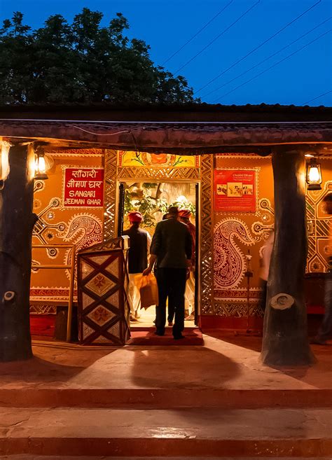 Dining Chokhi Dhani Village Fair And Restaurant Jaipur