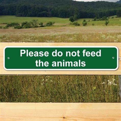 Jaf Graphics Please Do Not Feed The Animals Sign