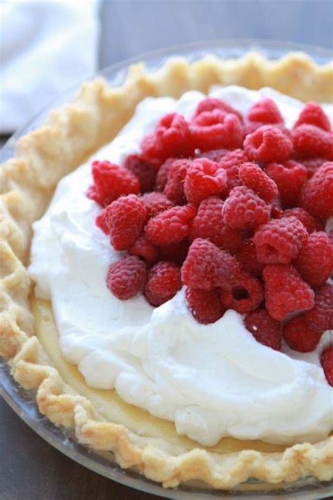 Sucking, playing and filling all holes with tied wife. Lemon Cream Pie with Fresh Raspberries | Lauren's Latest