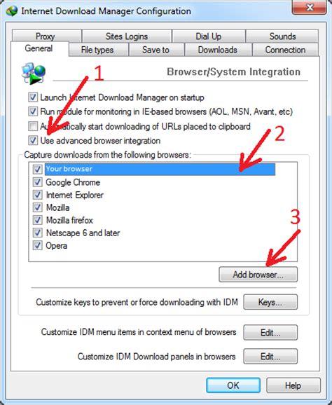 Run internet download manager (idm) from your start menu. IDM integration into my browser does not work. What should I do? Download panel for video is not ...