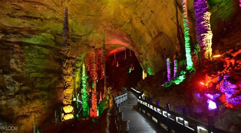 Huanglong Cave And Misty Rain In Zhangjiajie Show Admission Ticket