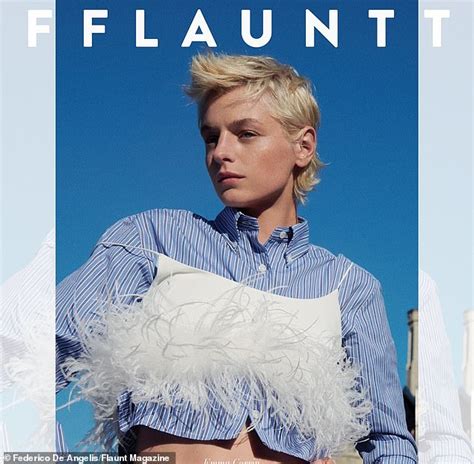 Emma Corrin Flaunts Their Toned Abs On The Cover Of Flaunt Magazine In