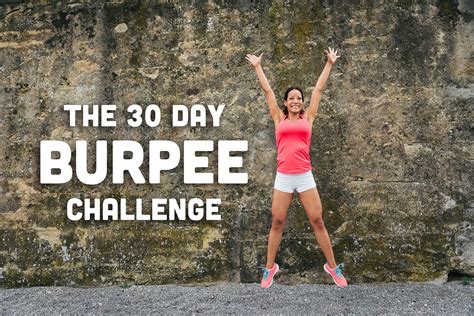The 30-Day Burpee Challenge (With images) | Burpee challenge, Workout challenge, Popular workouts
