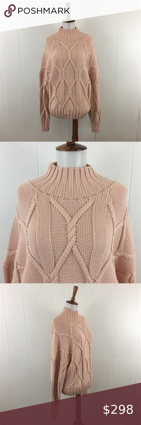 J Crew Collection Cable Knit Mock Neck Sweater Mock Neck Sweater Wool Blend Sweater A Line