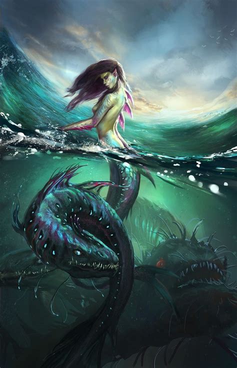 Pin By Mimi Van Rooyen On Merpeople Fantasy Mermaids Dark Fantasy