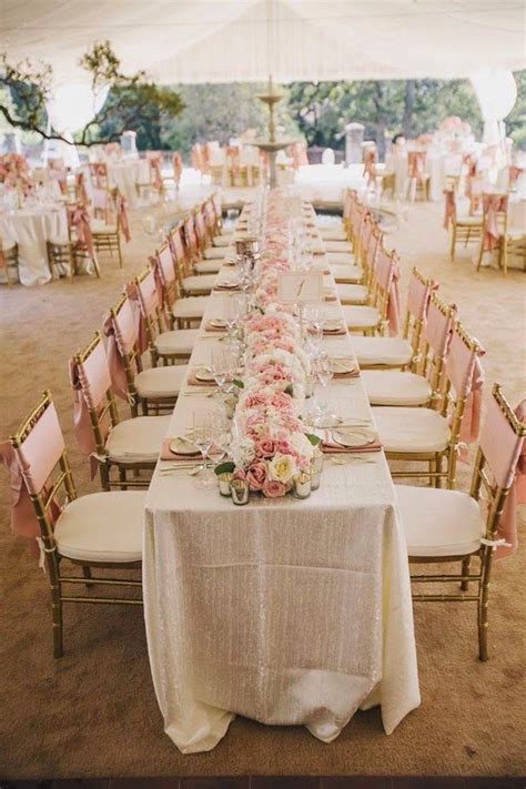 Mesa Imperial Palo de Rosa Long Table Wedding, Mod Wedding, Trendy