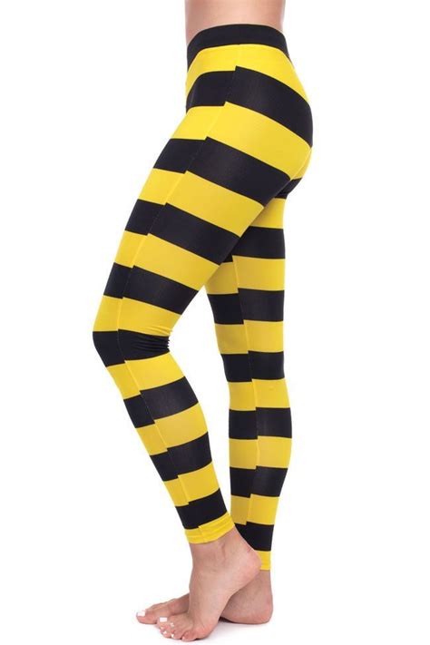 Bumble Bee Leggings Bumble Bee Costume Bee Costume Halloween Outfits